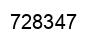 Número 728347 imagen negro