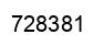 Número 728381 imagen negro