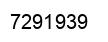 Number 7291939 black image