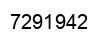 Number 7291942 black image
