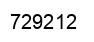 Number 729212 black image