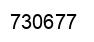 Number 730677 black image
