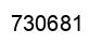 Number 730681 black image