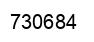 Number 730684 black image