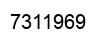 Number 7311969 black image
