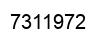 Number 7311972 black image