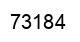 Número 73184 imagen negro