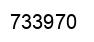 Number 733970 black image