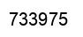 Number 733975 black image