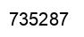 Número 735287 imagen negro