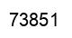 Número 73851 imagen negro