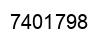 Number 7401798 black image