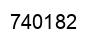 Number 740182 black image