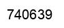 Número 740639 imagen negro