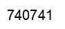 Number 740741 black image