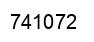 Number 741072 black image