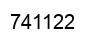 Number 741122 black image