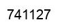 Number 741127 black image