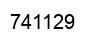 Number 741129 black image