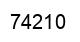 Number 74210 black image