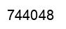 Number 744048 black image