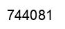Número 744081 imagen negro