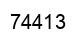 Número 74413 imagen negro