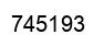 Number 745193 black image