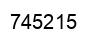 Number 745215 black image
