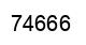 Number 74666 black image