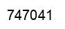 Number 747041 black image