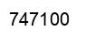 Number 747100 black image