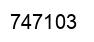 Number 747103 black image