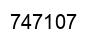 Number 747107 black image