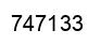 Number 747133 black image