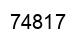 Number 74817 black image