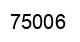 Número 75006 imagen negro