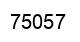 Número 75057 imagen negro
