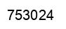 Número 753024 imagen negro