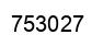 Número 753027 imagen negro