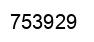 Number 753929 black image