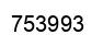 Número 753993 imagen negro