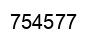 Número 754577 imagen negro