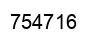 Number 754716 black image