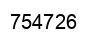 Número 754726 imagen negro