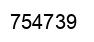 Número 754739 imagen negro