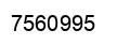 Número 7560995 imagen negro