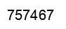 Número 757467 imagen negro