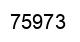 Número 75973 imagen negro