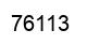 Number 76113 black image